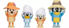 Bluey 13013 / 13051 / 17366 Set de 4 Figuras Familia y Amigos - tienda online