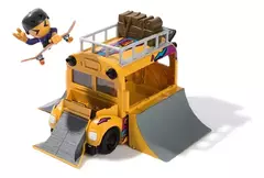 Tech Deck 13911 - BUS para Patinetas Miniaturas dedos Sk8 Crew - All4Toys