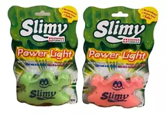 Slimy Slime 68001 Colgante Power Light Fantasma 150gr Brilla en la oscuridad