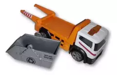 Autos Teamsterz 14008 - Camion Ciudad 12cm - Recicle, Nafta, Basura Naranja, Cleaning star - All4Toys