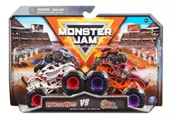 Monster JAM - Escala 1:64 Pack x2 - Monster Mutt Vs Calavera