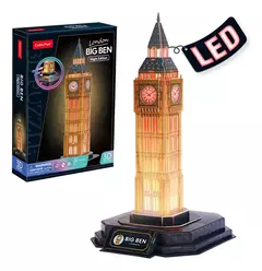 Cubic Fun Rompe 3D 67378 Big Ben Londres 32Piezas LED Night Edition