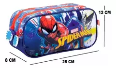 Portalapiz Cartuchera Doble 11736 Spiderman City Wabro - comprar online