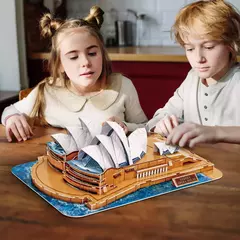 Cubic Fun Rompe 3D 67364 National Geographic Sydney Opera house 86 Piezas - All4Toys