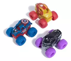 Monster JAM - Escala Mini/Micro 58795 Pack x3 Autos Marvel en internet