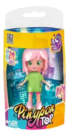 Pinypon 0000 TOP GIRLS Muñeca 11cm Blister Con Stickers en internet