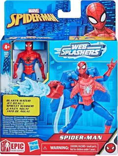 Imagen de Muñeco Accion Marvel Hasbro 7847 Lanza Agua 11cm Spiderman/Miles Morales/Dr Octopus