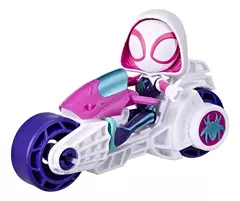 Spidey Hasbro 6777 Figura Articulada Moto 15cm + Personaje 10cm - comprar online
