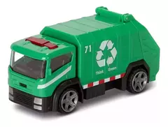 Autos Teamsterz 14008 - Camion Ciudad 12cm - Recicle, Nafta, Basura Naranja, Cleaning star en internet
