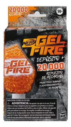 Repuestos De Nerf Pro Gel Fire 20000 Recargas F7266 Hasbro