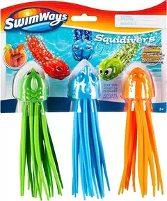 Swinmways 46318 - Squidivers Blister 3 calamares sumergibles