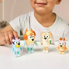 Bluey 13013 / 13051 / 17366 Set de 4 Figuras Familia y Amigos en internet