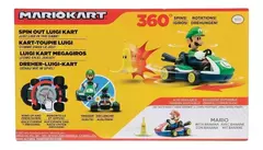 Mario Bros 40508 - Vehiculo 13cm Mario Kart 360° Mega Giros Banana - Luigi - tienda online