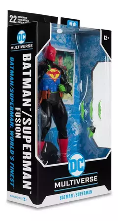 Imagen de Muñeco Accion - MC Farlane 18cm DC 17215 Batman/Superman Fusion Platinum