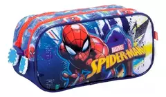 Portalapiz Cartuchera Doble 11736 Spiderman City Wabro