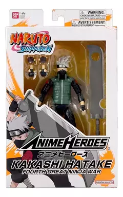Naruto Figura Articulada 17cm 36963 - Hatake Kakashi Fourth Great Ninja War - comprar online