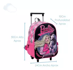 Mochila Escolar 11647 Barbie Carro 12" Champs Wabro - tienda online