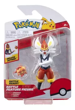Pokemon 95135 - Battle Figure Pack 12cm - Cinderace
