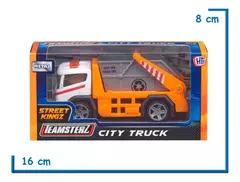 Autos Teamsterz 14008 - Camion Ciudad 12cm - Recicle, Nafta, Basura Naranja, Cleaning star - tienda online