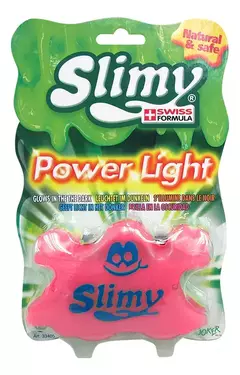 Slimy Slime 68001 Colgante Power Light Fantasma 150gr Brilla en la oscuridad - All4Toys