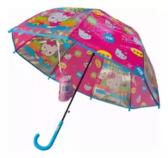 Lluvia Desplegable Infantil Paraguas Hello Kitty 20133 - comprar online