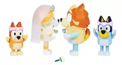 Imagen de Bluey 13013 / 13051 / 17366 Set de 4 Figuras Familia y Amigos
