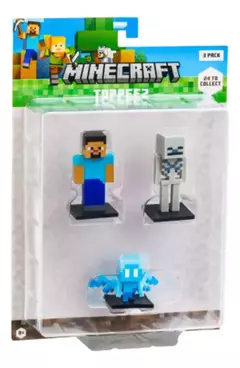 Minecraft MC2020 - Pack x3 Figura 6cm Original - comprar online