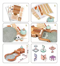 Cubic Fun Rompe 3D 67374 Basilica San Pedro Vaticano 68 Piezas - All4Toys