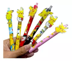 Lapicera Negra Pokemon Pikachu - comprar online