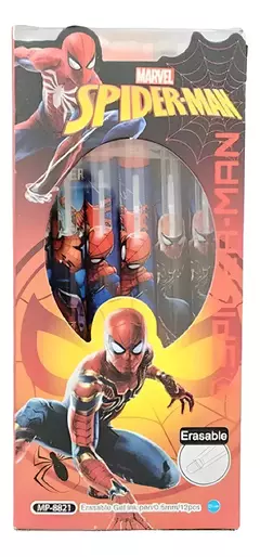 Lapicera Borrable 0,5mm - Diseño Spiderman - All4Toys