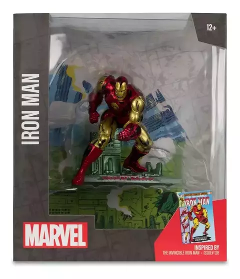 Estatua - MC Farlane 18cm Marvel Collection The Invincible Iron Man 14767