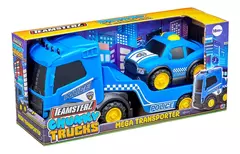 Autos Teamsterz 14182 - Playset Camion Transportador Robusto 40cm + Auto Policia