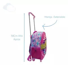 Mochila Escolar 11647 Barbie Carro 12" Champs Wabro - All4Toys