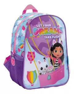 Mochila Escolar Wabro 11568 Gabby Dollhouse Espalda 12" Globo en internet