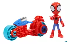 Spidey Hasbro 6777 Figura Articulada Moto 15cm + Personaje 10cm - tienda online