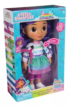 Gabby Dollhouse 36234 Muñeca Interactiva 33cm Canta y Habla - comprar online