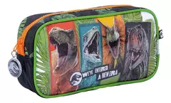 Portalápiz Cartuchera Simple Escolar Dinosaurio Jurasico 1 cierre - 11536 en internet