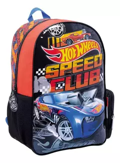 Mochila Escolar11611 Hot Wheels Espalda 16" Speed Club