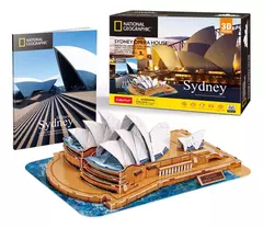 Cubic Fun Rompe 3D 67364 National Geographic Sydney Opera house 86 Piezas