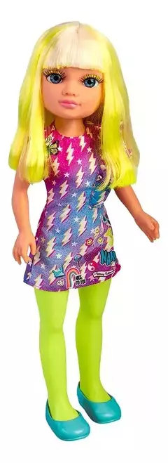 Nancy Muñeca 42cm Cabello de Neon