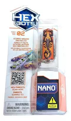 HEX BOTS 68144 Nano Flash Insecto Mini Robot Vibracion