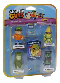 Figura coleccion 5 cm - Stumble Guys Pack x5 - SG2040 / SG2240