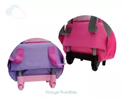 Imagen de Mochila Escolar 11647 Barbie Carro 12" Champs Wabro