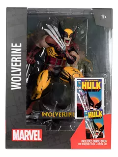 Estatua - MC Farlane 23cm Marvel Collection Wolverine 14774 - comprar online