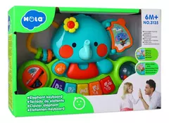 Hola Baby 65222 Elefante Musical 2 en 1 Luz y Musica - juguete bebé en internet