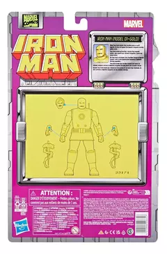 Imagen de MVL Legends Hasbro 9026 Figura Articulada 18cm Iron Man MK01 Gold
