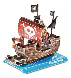 Cubic Fun Rompe 3D 67413 Barco Pirata 22 Piezas - comprar online