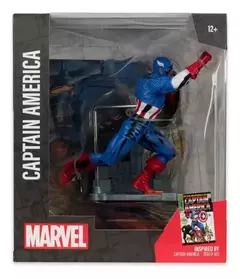 Estatua - MC Farlane 18cm Marvel Collection Capitan America 14777