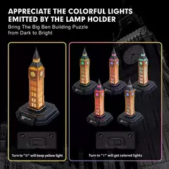 Cubic Fun Rompe 3D 67378 Big Ben Londres 32Piezas LED Night Edition