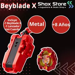 Imagen de Bey Blade Hasbro 9324 BBX Deluxe Set Lanzador Rojo